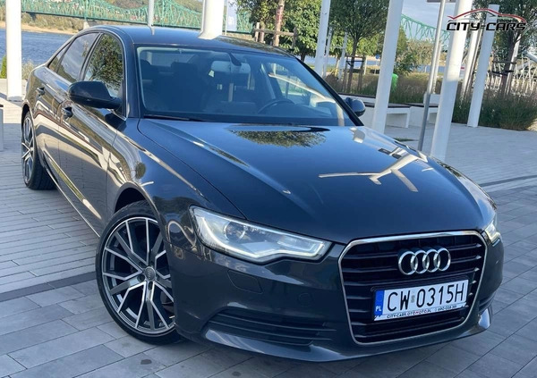 Audi A6 cena 77600 przebieg: 215000, rok produkcji 2014 z Sejny małe 529